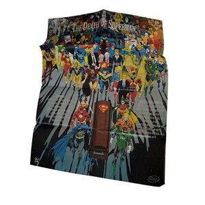 The Death of Superman Promo Poster  20” x 26", DC Comics 1992 Never Displayed